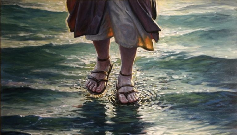 Mit Jesus auf dem Wasser gehen