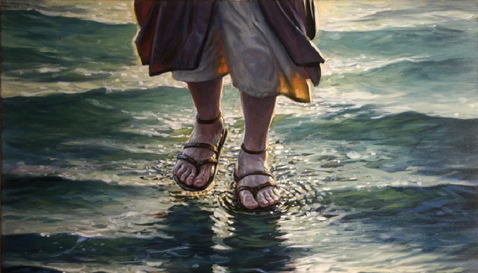 Mit Christus über das Wasser gehen